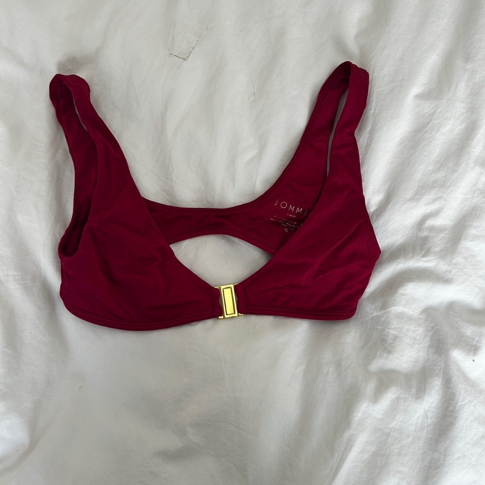 Sommer Women's Red Swim Top